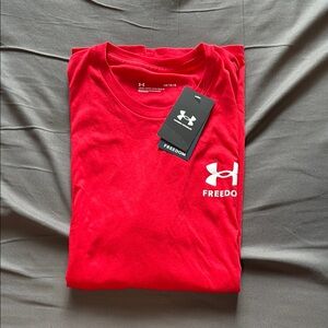 Under Armour Red Short Sleeve Tee